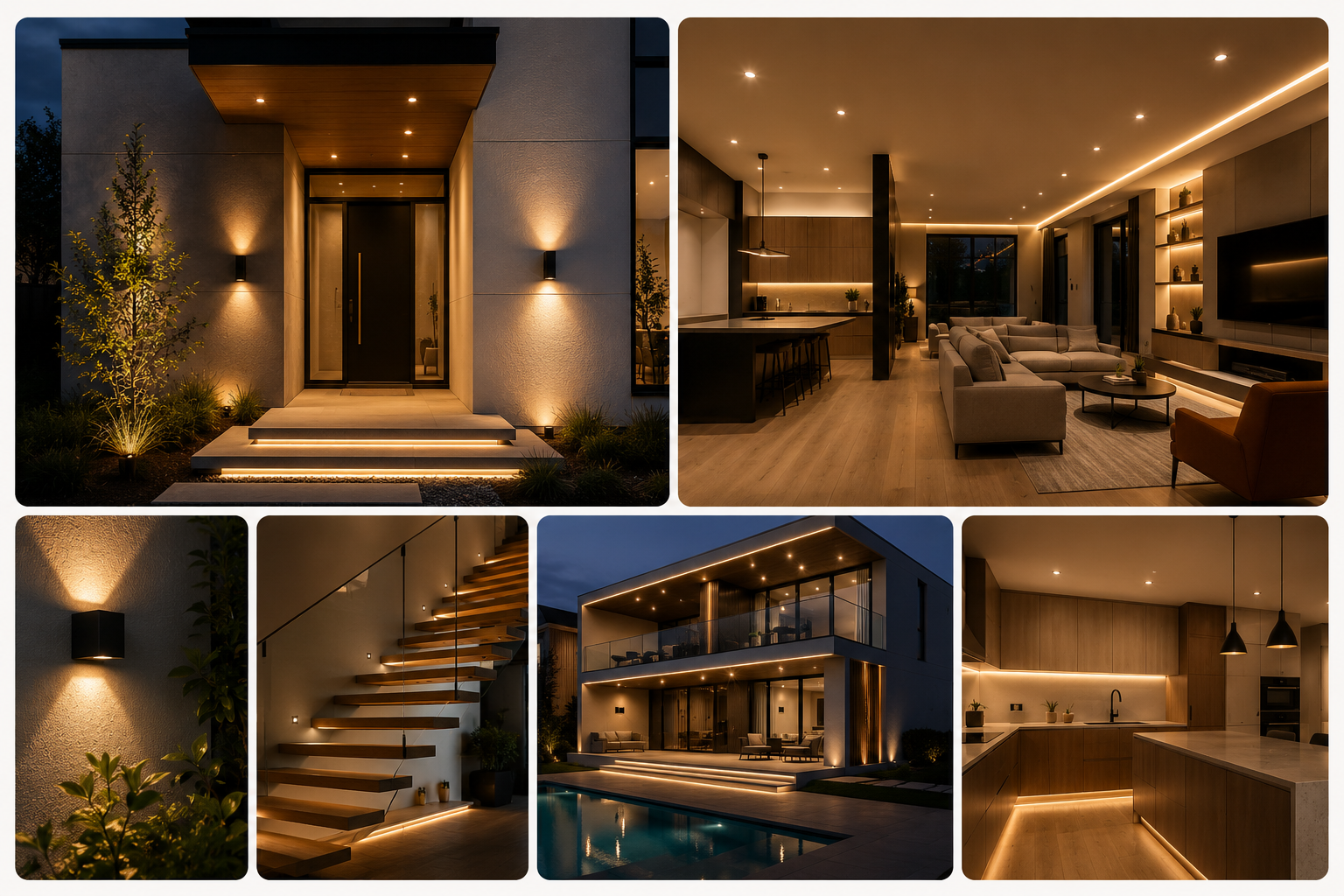 Interior electrical lighting project